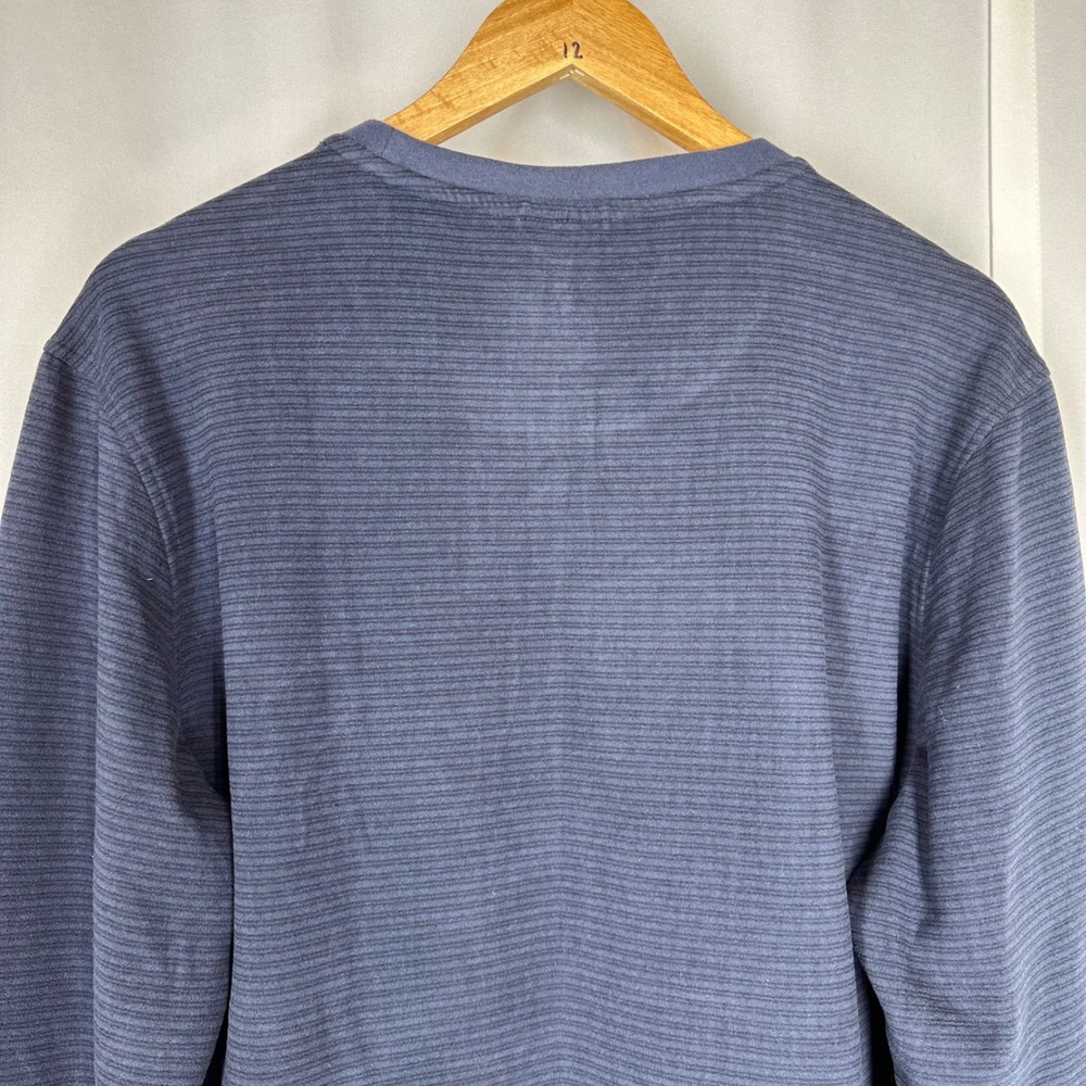 Gerry Men's Large Blue Textured Performance Crewneck Sweatshirt Pullover - Picture 5 of 11
